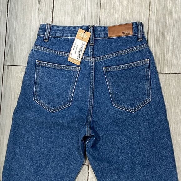 Nasty Gal Organic Denim High Waisted Mom Jeans - Sz 2 NWT - Picture 5 of 7